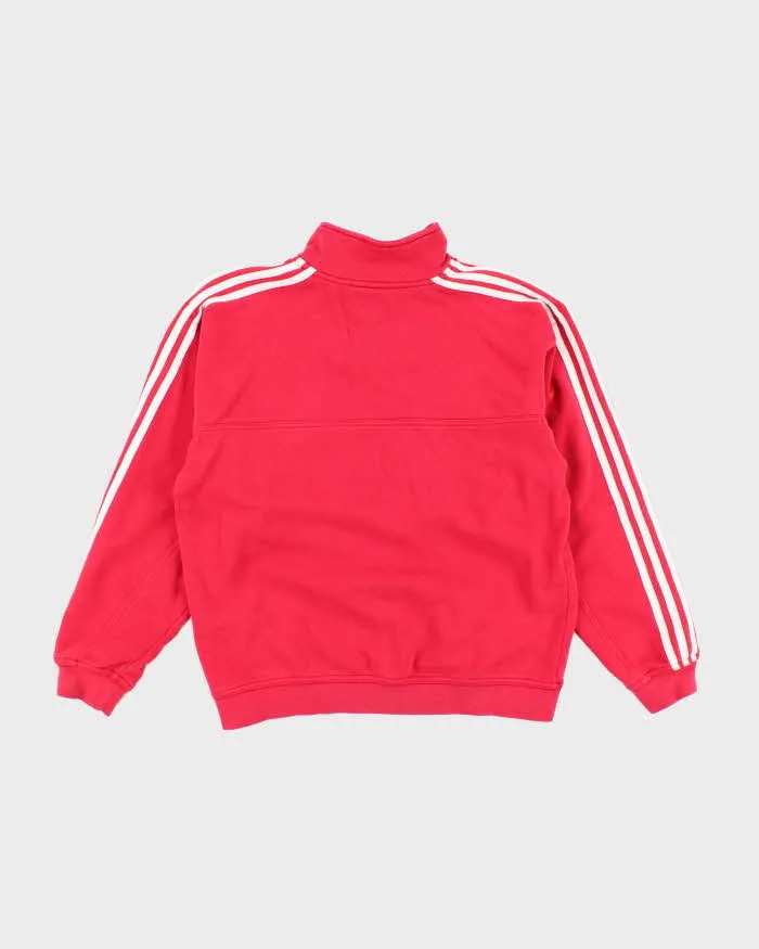 Vintage Y2K Adidas Three Stripe Quarter Zip Sweatshirt - M sold by Rokit product image thumbnail 2