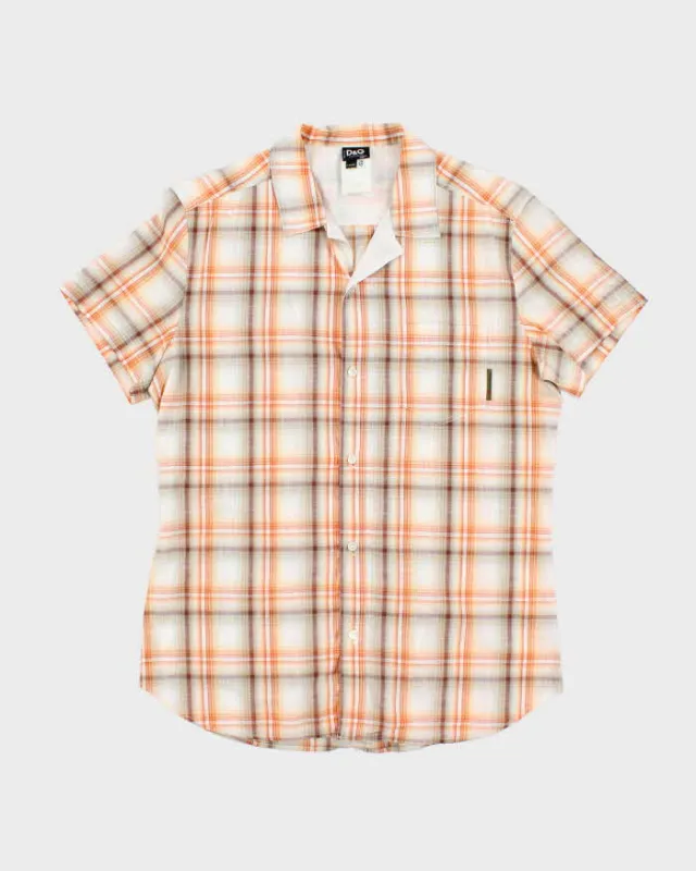 Vintage 2000's Dolce & Gabbana Short Sleeve Button Up Shirt - L sold by Rokit