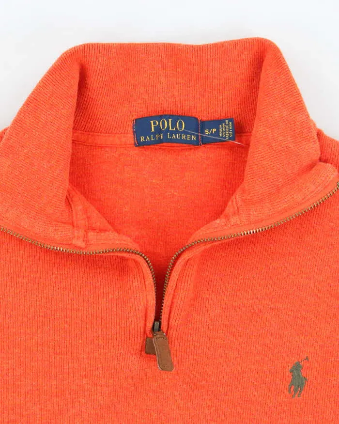 Vintage 2000's Ralph Lauren Small Horse Quarter Zip Sweatshirt - S sold by Rokit product image thumbnail 5