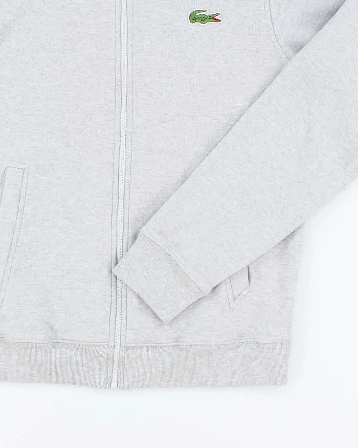 Vintage 2000's Lacoste Full Zip Striped Neck Hoodie - M sold by Rokit product image thumbnail 4