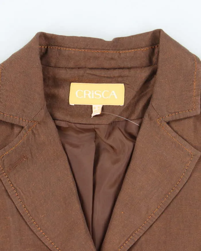 Vintage 90s 00s Crisca Lace-Up Jacket - M sold by Rokit product image thumbnail 5