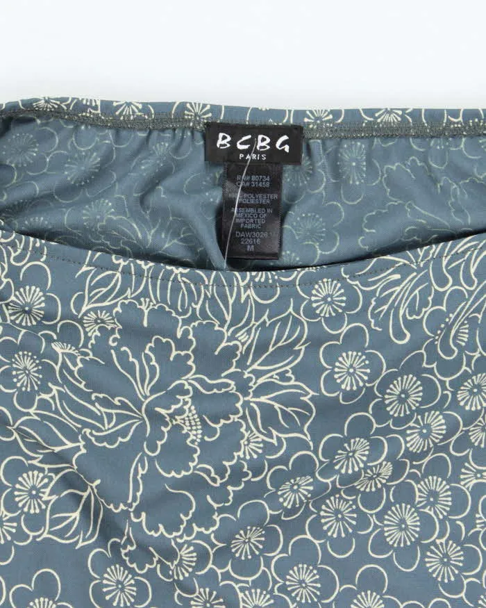 Vintage 90s BCBG Faux Wrap Floral Skirt - S sold by Rokit product image thumbnail 3