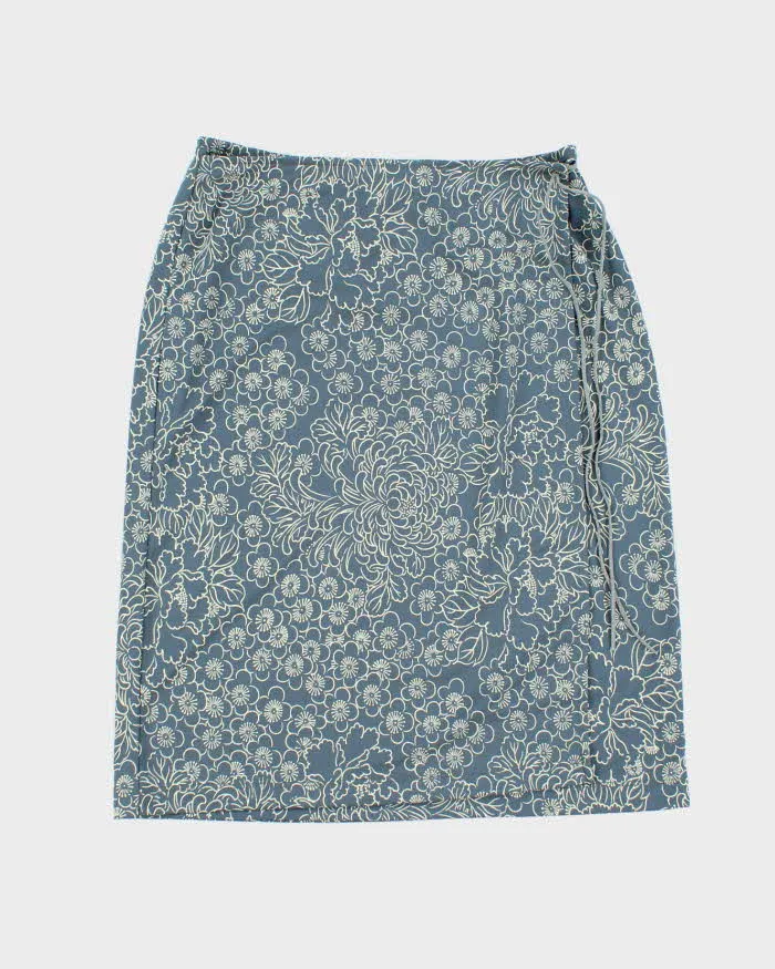 Vintage 90s BCBG Faux Wrap Floral Skirt - S sold by Rokit