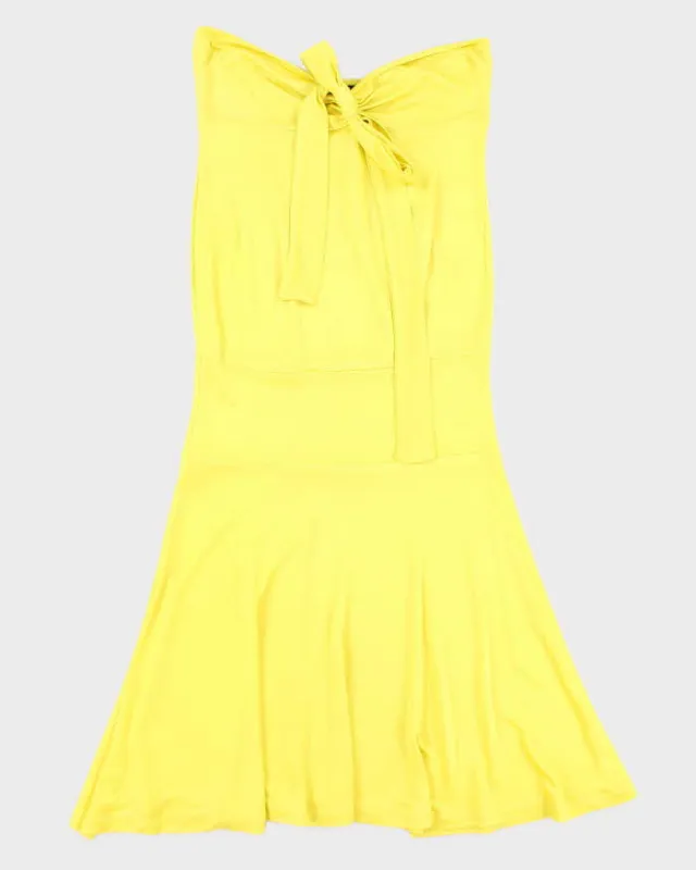 Vintage Y2k 00s Morgan De Toi Yellow Dress - M made by Rokit