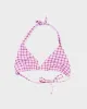 Vintage 90s Old Navy Checked Bikini Top - M sold by Rokit