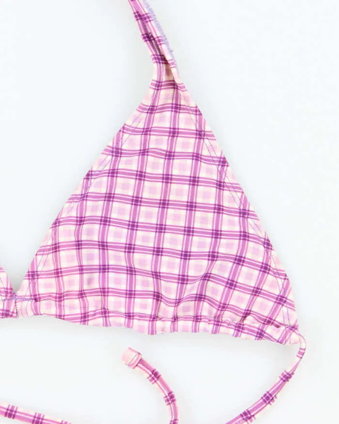 Vintage 90s Old Navy Checked Bikini Top - M sold by Rokit product image thumbnail 3