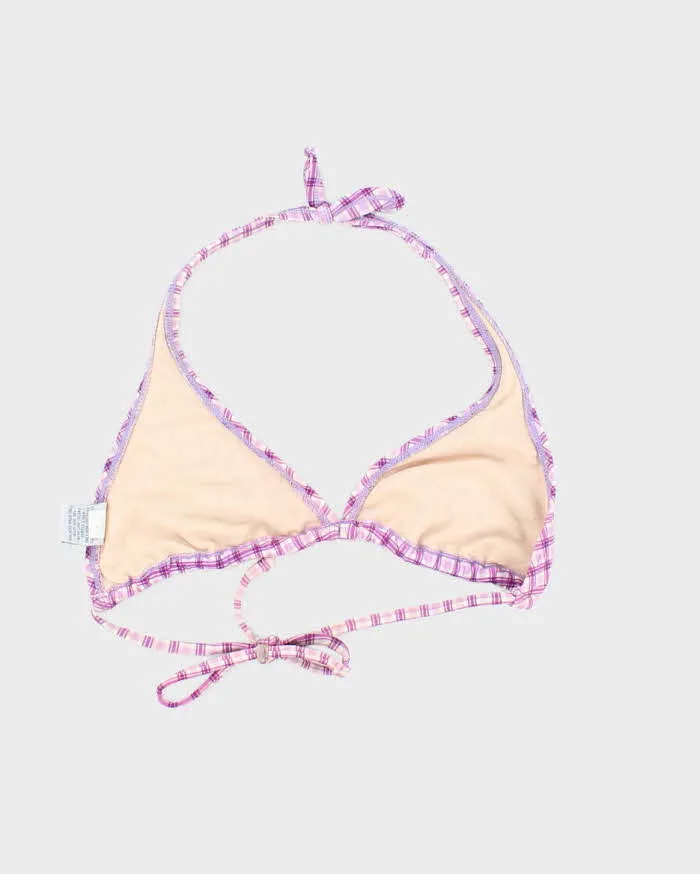 Vintage 90s Old Navy Checked Bikini Top - M sold by Rokit product image thumbnail 2