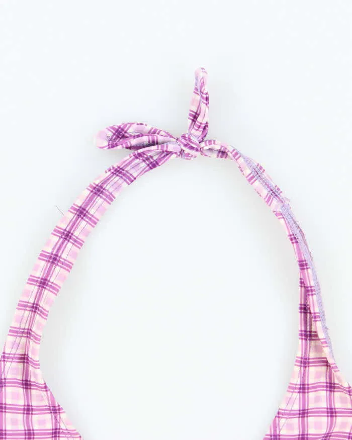 Vintage 90s Old Navy Checked Bikini Top - M sold by Rokit product image thumbnail 5