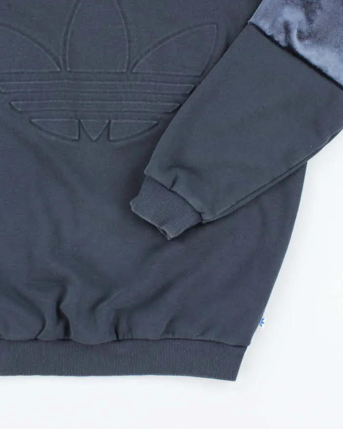 Vintage Women's Adidas Embossed Logo Sweatshirt - L sold by Rokit product image thumbnail 4