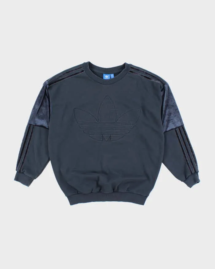 Vintage Women's Adidas Embossed Logo Sweatshirt - L sold by Rokit
