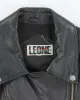 Vintage Y2K Women's Leone Cropped Leather Biker Jacket - M sold by Rokit