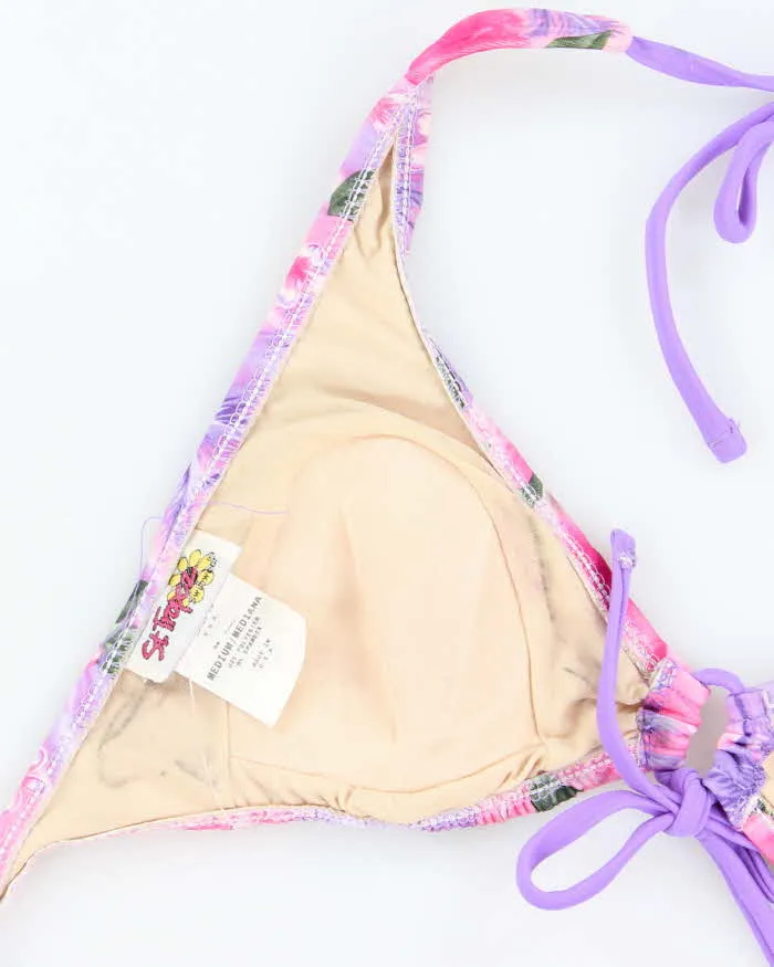 Vintage 90s St Tropez Floral Bikini Top - M sold by Rokit product image thumbnail 4