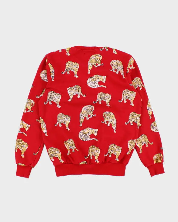 Vintage Y2K Dolce & Gabbana All Over Print Big Cat Sweatshirt - L sold by Rokit product image thumbnail 2