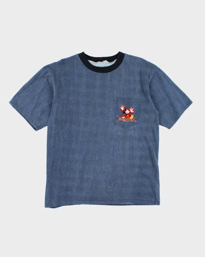 Vintage 90's Disneyland Mickey Mouse Pocket T-Shirt - L sold by Rokit