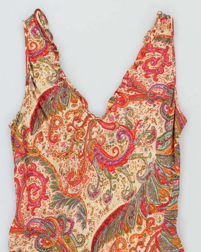 Vintage 90s Angie Paisley Pattern Dress - M sold by Rokit product image thumbnail 3