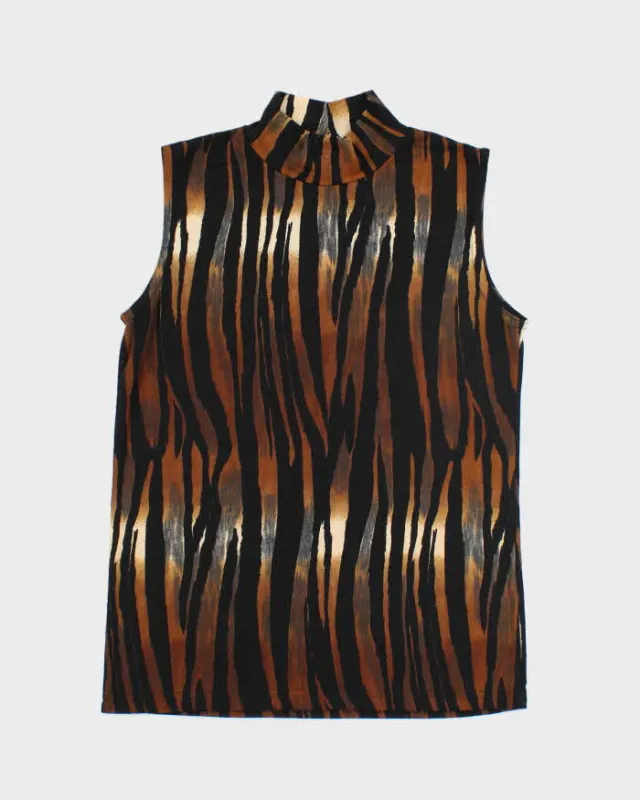 Vintage 90s Western Connection Animal Print top - S sold by Rokit
