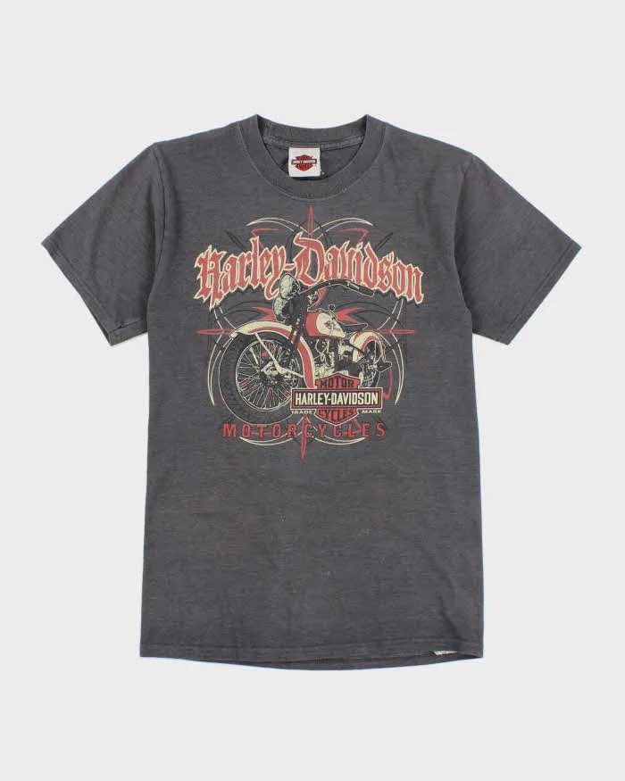 Vintage Y2K Harley Davidson Motorbike Graphic T-Shirt - S sold by Rokit
