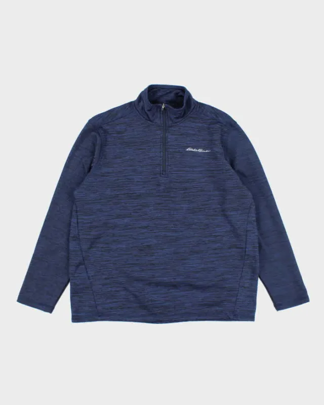 Vintage Y2K Eddie Bauer Lightweight Quarter Zip Sweatshirt - M sold by Rokit