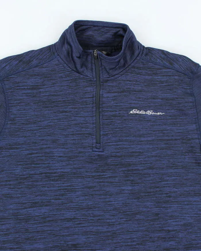 Vintage Y2K Eddie Bauer Lightweight Quarter Zip Sweatshirt - M sold by Rokit product image thumbnail 3