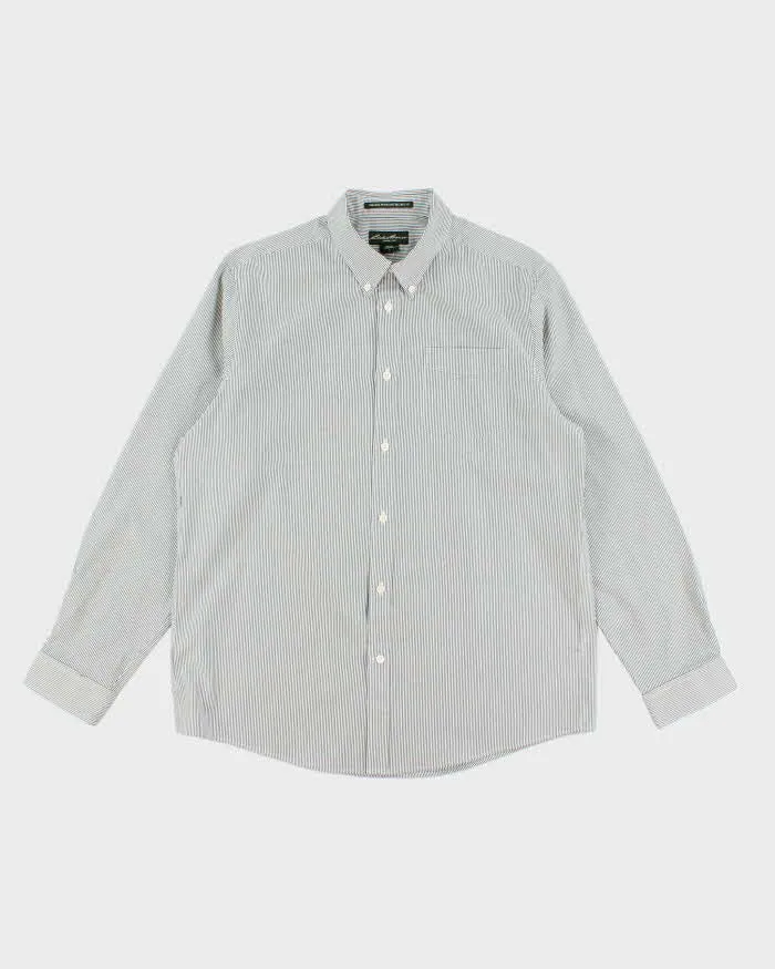 Vintage 2000's Eddie Bauer Striped Button Up Shirt - L sold by Rokit