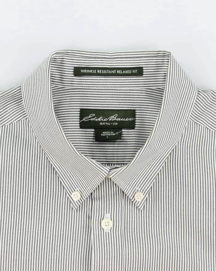 Vintage 2000's Eddie Bauer Striped Button Up Shirt - L sold by Rokit product image thumbnail 5