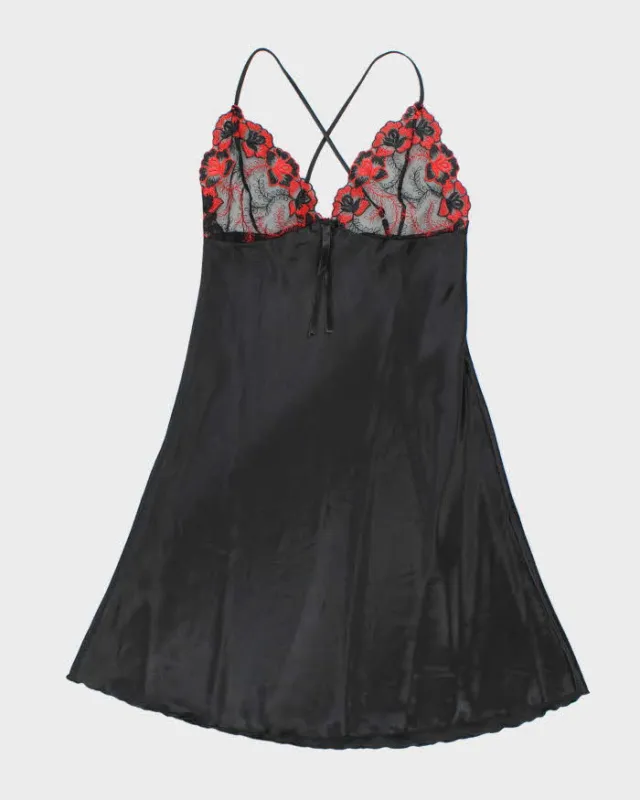 Vintage Y2k 00s Ahu Lingerie Satin Slip Dress - S sold by Rokit
