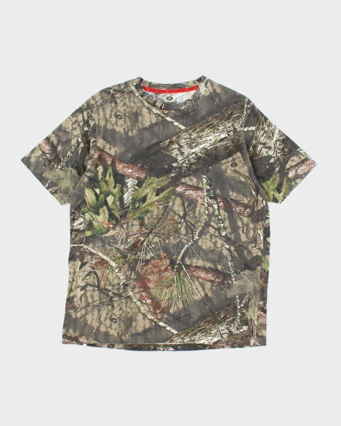 Vintage Y2K Real Tree Camouflage AOP T-Shirt - L sold by Rokit