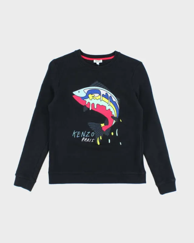 Vintage 2000's Kenzo Embroidered Logo Sweatshirt - M sold by Rokit