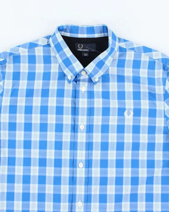 Vintage Fred Perry Checked Long Sleeve Shirt - L sold by Rokit product image thumbnail 3