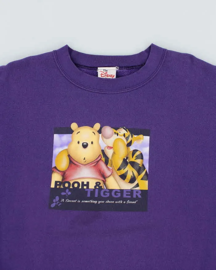 Vintage 90's Disney Store Pooh & Tigger Graphic Sweatshirt - XL sold by Rokit product image thumbnail 3