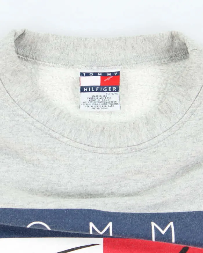 Vintage 2000's Tommy Hilfiger Spell Out Graphic Sweatshirt - XL sold by Rokit product image thumbnail 5