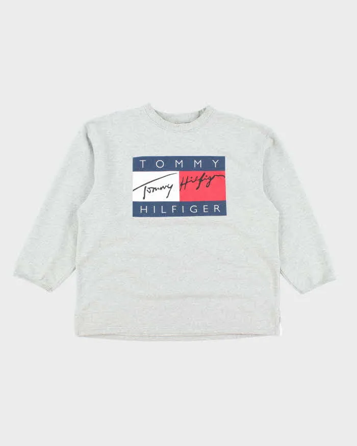 Vintage 2000's Tommy Hilfiger Spell Out Graphic Sweatshirt - XL sold by Rokit