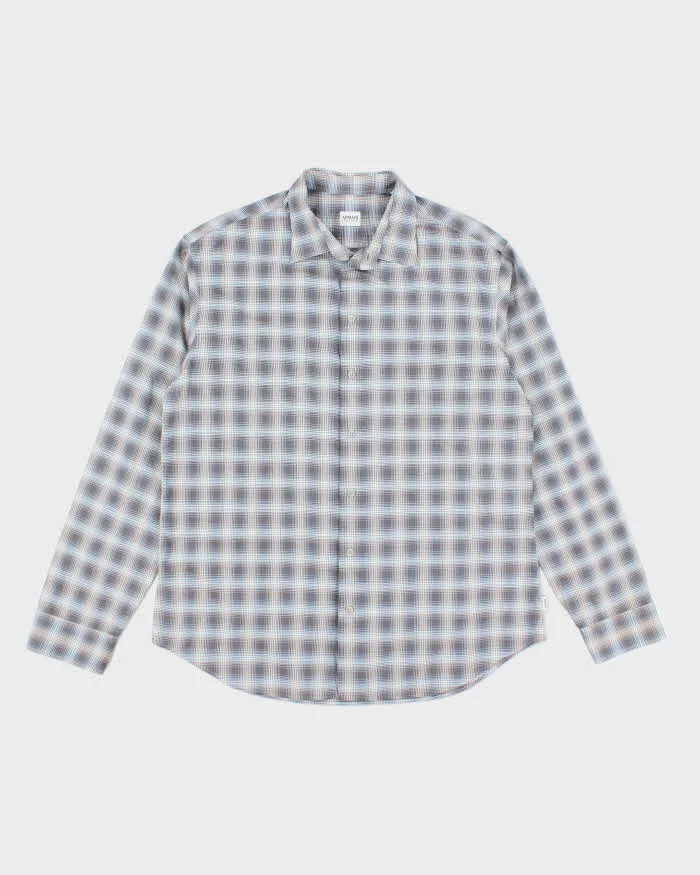 Vintage 2000's Armani Plaid Button Up Shirt - XL sold by Rokit