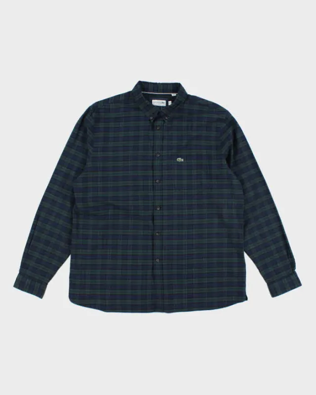 Vintage 2000's Lacoste Check Button Up Shirt - XL sold by Rokit