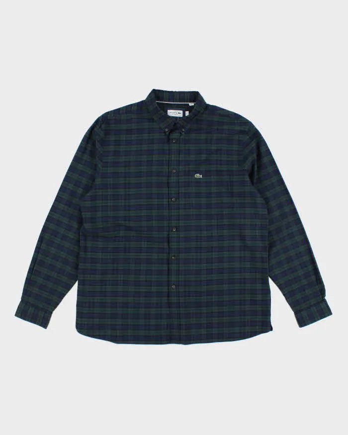 Vintage 2000's Lacoste Check Button Up Shirt - XL sold by Rokit