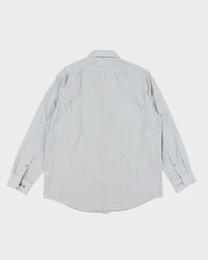 Vintage 00s DKNY Striped Long Sleeve Shirt - L sold by Rokit product image thumbnail 2