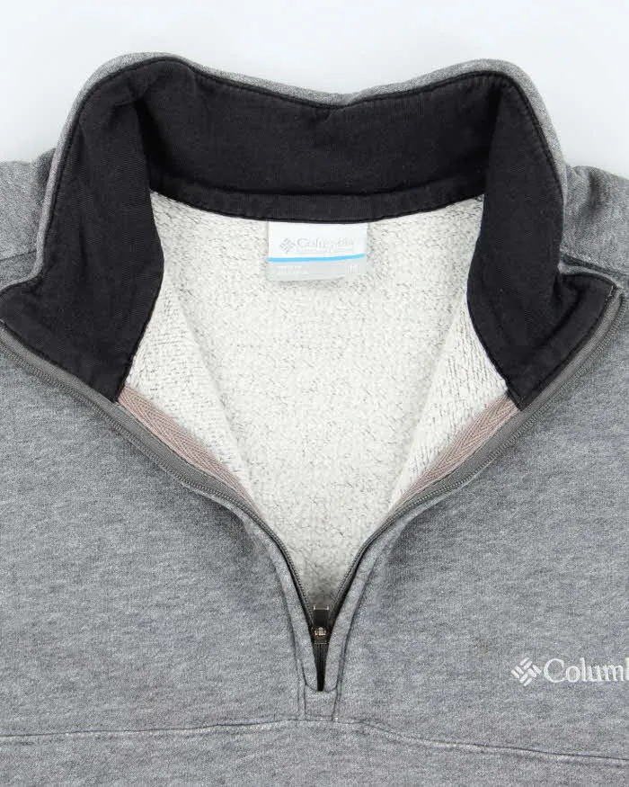 Vintage Y2K Columbia Small Logo Quarter Zip Sweatshirt - M sold by Rokit product image thumbnail 5