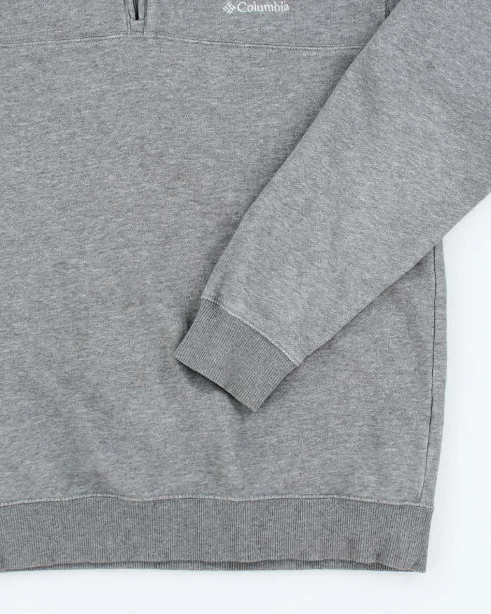 Vintage Y2K Columbia Small Logo Quarter Zip Sweatshirt - M sold by Rokit product image thumbnail 4