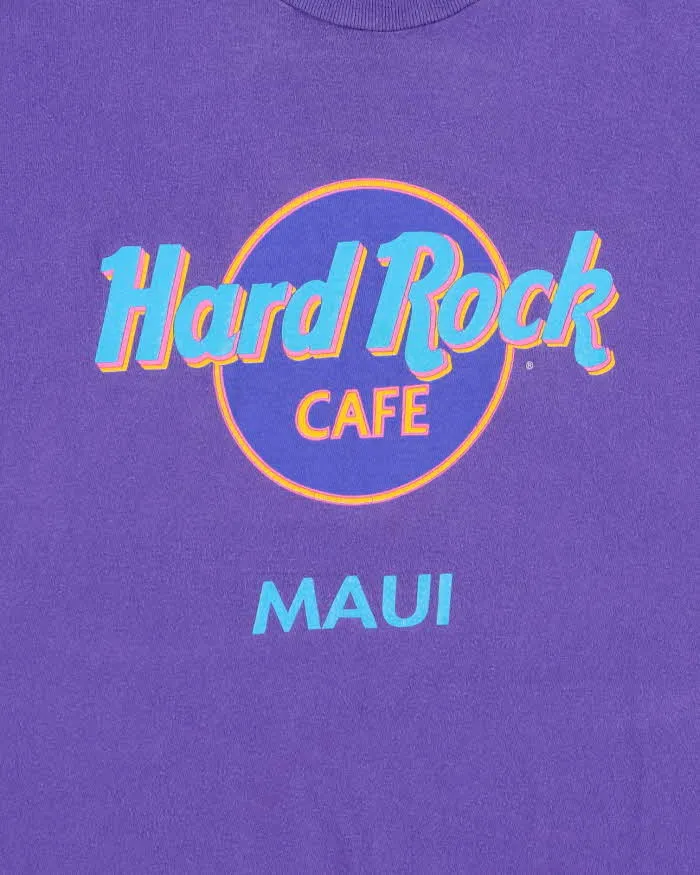 Vintage 90's Hard Rock Cafe Maui Single Stitch T-Shirt - L sold by Rokit product image thumbnail 3