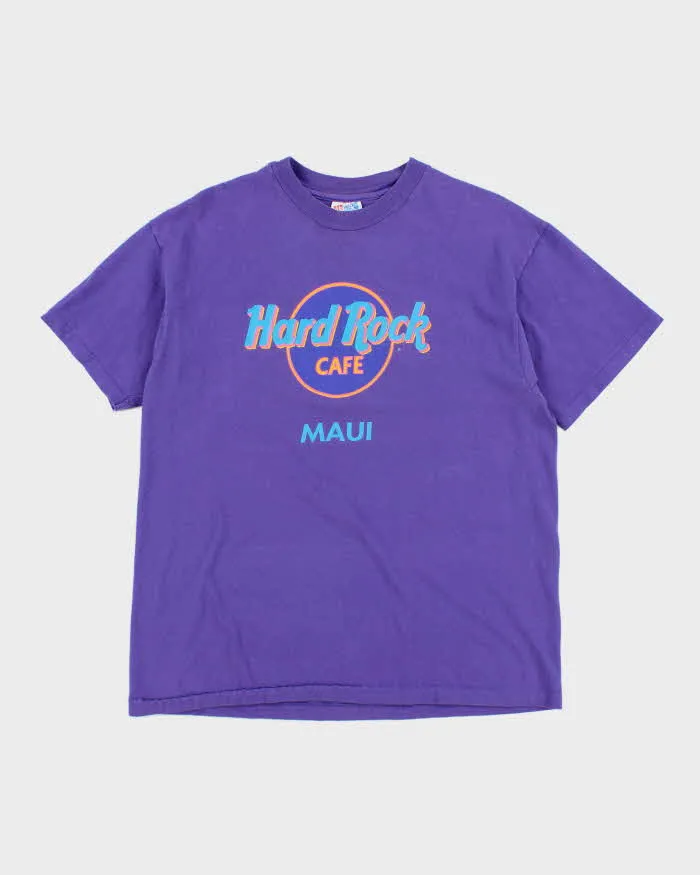 Vintage 90's Hard Rock Cafe Maui Single Stitch T-Shirt - L sold by Rokit
