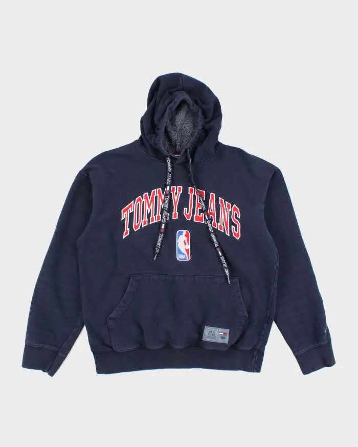 Vintage 2000's Tommy Hilfiger NBA Embroidered Logo Hoodie - L sold by Rokit