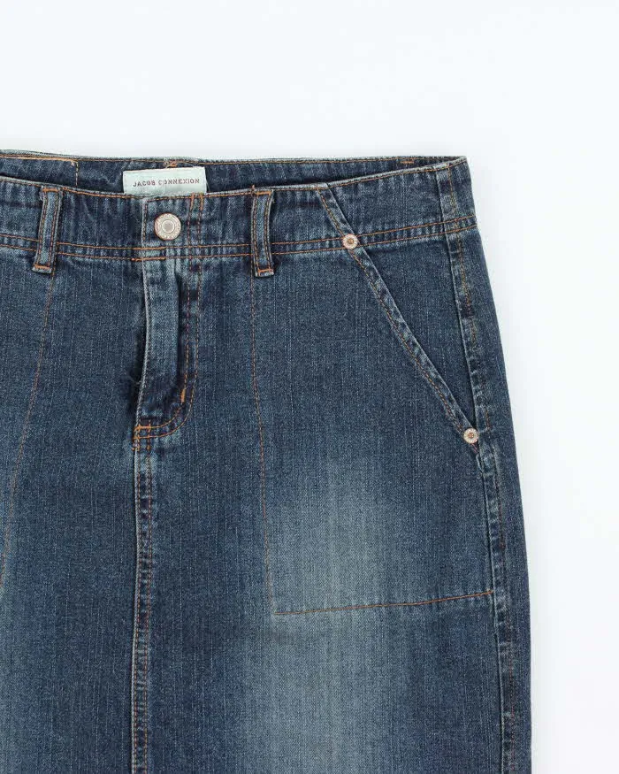 Vintage Y2k 00s Jacob Denim Maxi Skirt - S sold by Rokit product image thumbnail 3