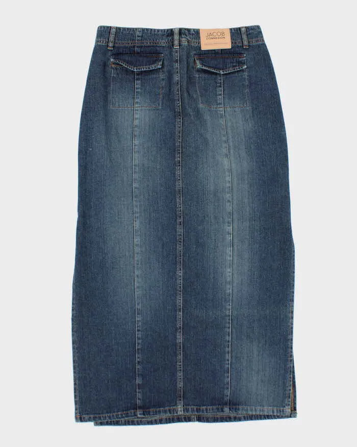 Vintage Y2k 00s Jacob Denim Maxi Skirt - S sold by Rokit product image thumbnail 2