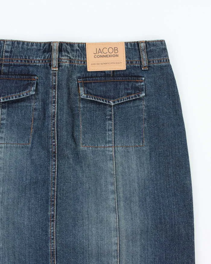 Vintage Y2k 00s Jacob Denim Maxi Skirt - S sold by Rokit product image thumbnail 4