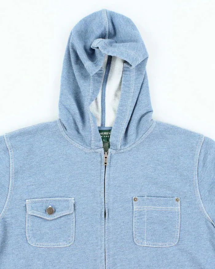 Vintage Ralph Lauren Zip-Up Hoodie - L sold by Rokit product image thumbnail 3