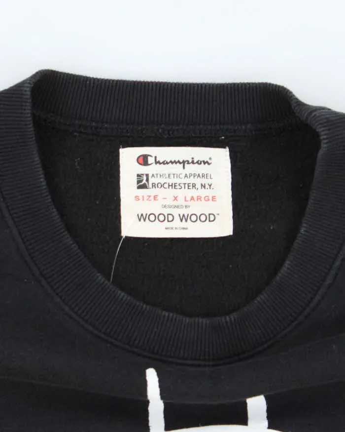 Vintage Champion x Wood Wood Short Sleeve Sweatshirt - XL sold by Rokit product image thumbnail 5