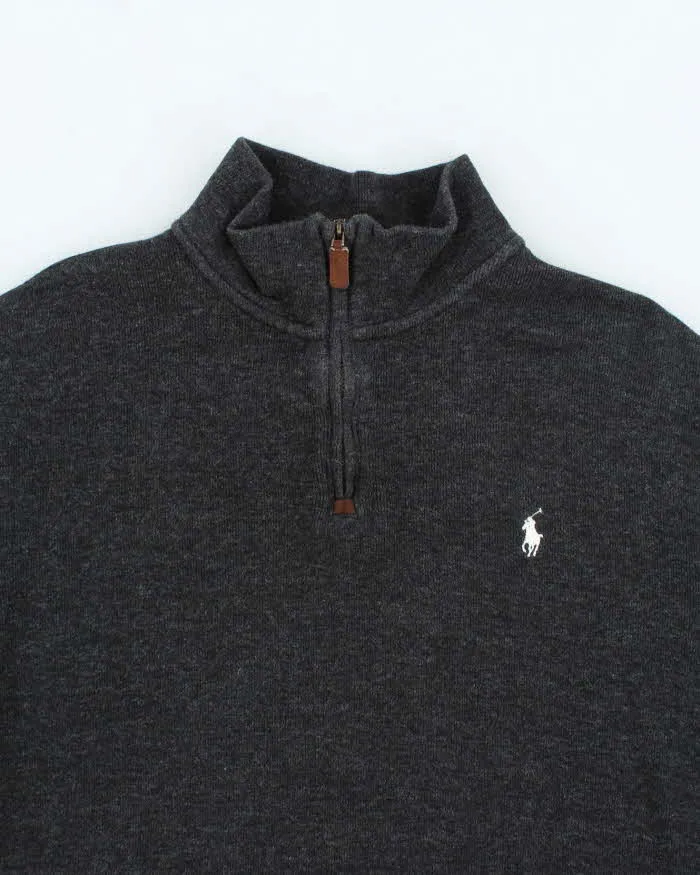 Vintage 2000's Ralph Lauren Quart Zip Sweatshirt - XL sold by Rokit product image thumbnail 3