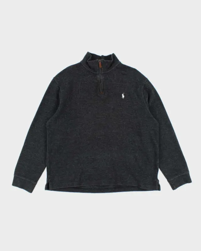 Vintage 2000's Ralph Lauren Quart Zip Sweatshirt - XL sold by Rokit