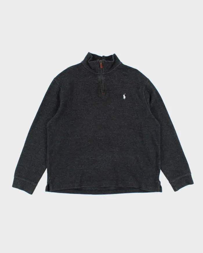 Vintage 2000's Ralph Lauren Quart Zip Sweatshirt - XL sold by Rokit
