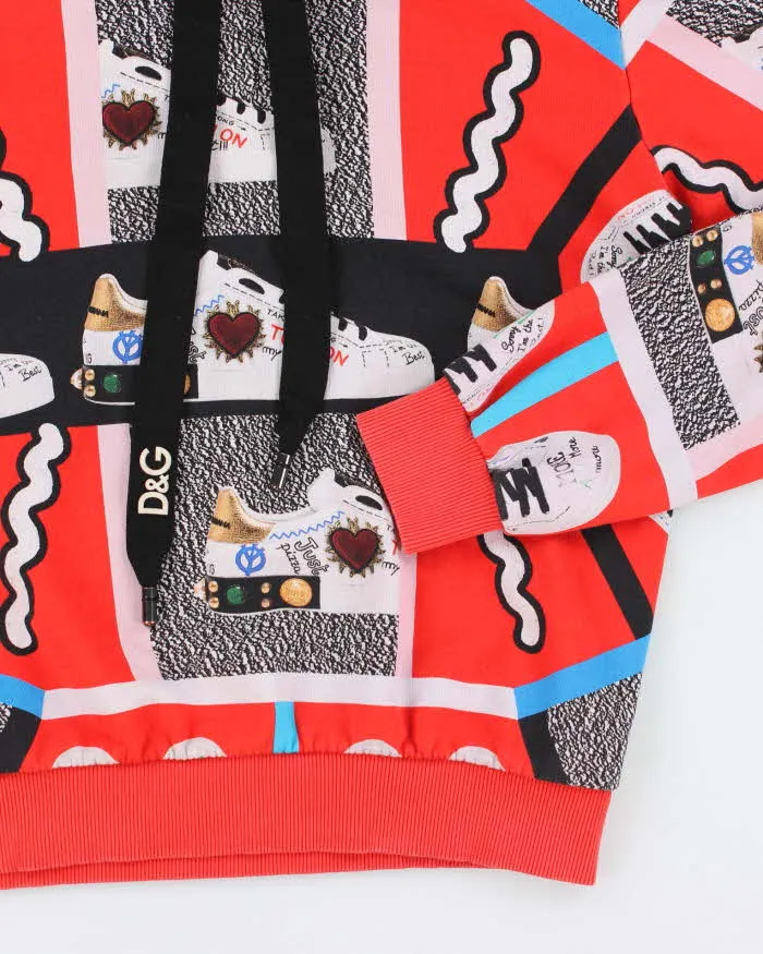 Vintage Y2K Dolce & Gabbana All Over Print Hoodie - M sold by Rokit product image thumbnail 4
